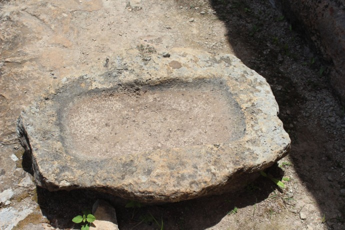 Ek Balam stone bowl