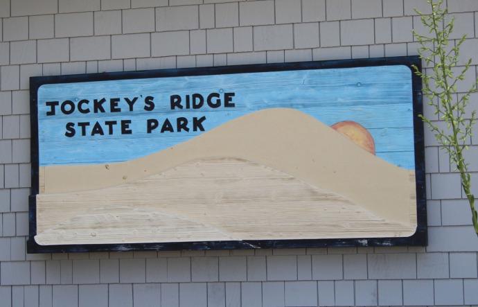 Jockey Ridge park sign